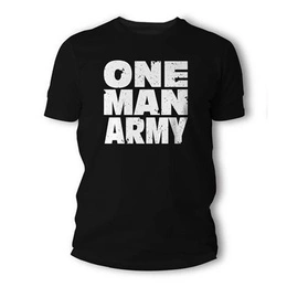 T-Shirt One Man Army TigerWood Czarny
