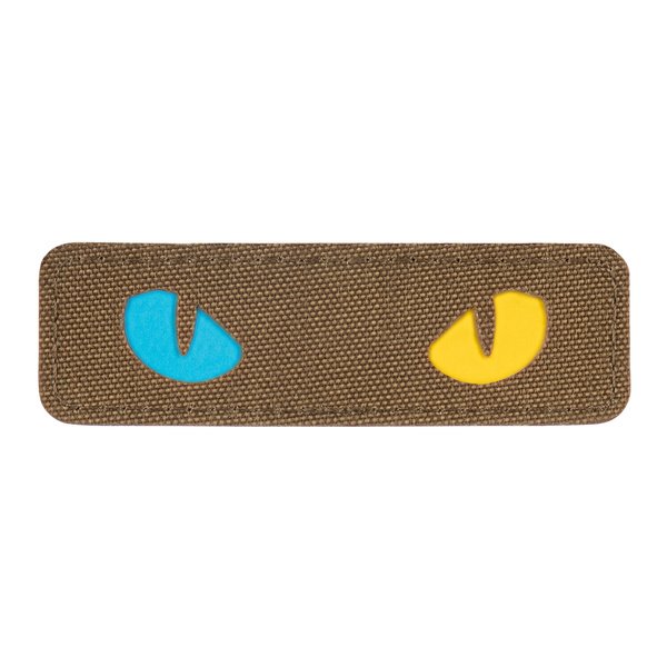 Naszywka Cat Eyes M-Tac GID Coyote / Yellow / Blue (51494995)