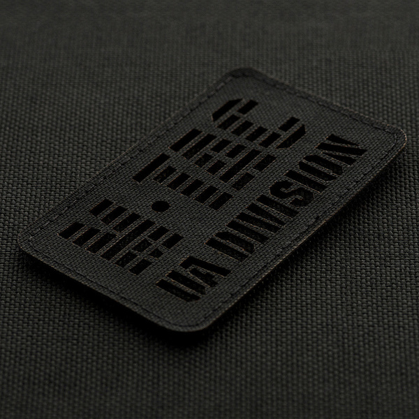 Naszywka UA Division Cięta Laser Cut M-Tac Czarna (51145002)