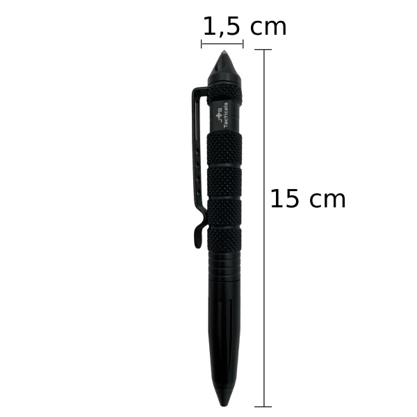 Kubotan 3w1 Długopis Taktyczny JB Tacticals Czarny