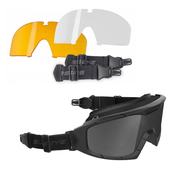 Gogle Taktyczne R-TAC SwissEye Czarne