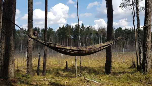 Hamak Z Moskitierą Bushmen BushBed Camo (BU1 BUBEHA)