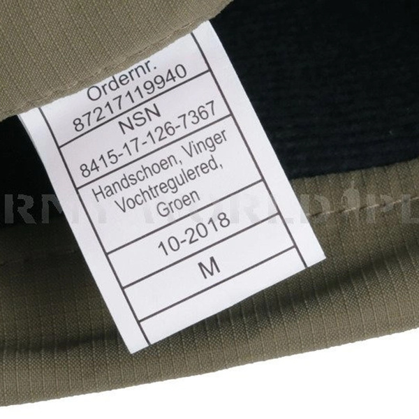 Dutch Army Gloves Adaptive Green Military Surplus New