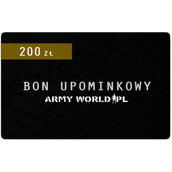 Bon Upominkowy Armyworld Wartość 200 zł 