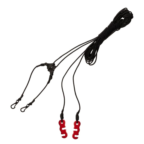 Zawiesia Black Silk 7m Do Tarpa TigerWood Czarne