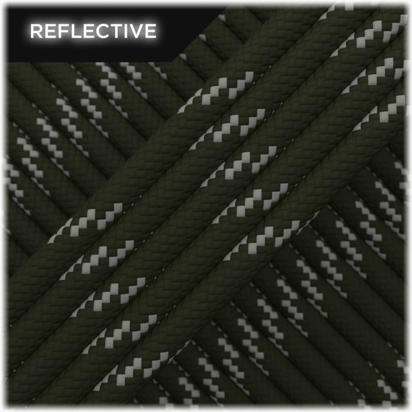 Linka Paracord Reflective 15 m 4,4 mm EDCX Army Green