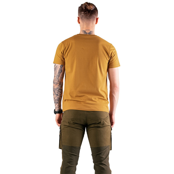 T-shirt Bawełniany FNT Antler Tagart Miodowy