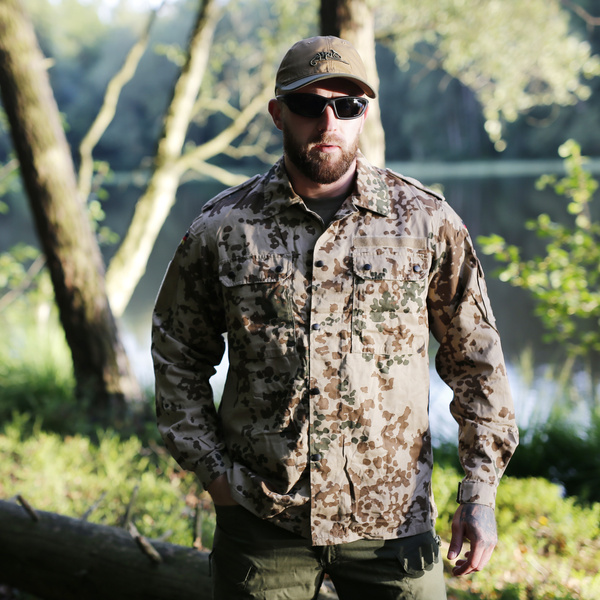 Desert Shirt Tropentarn / Wustentarn Military Bundeswehr Original Demobil SecondHand