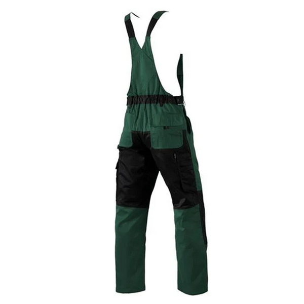 Spodnie Na Szelkach Robocze Engelbert Strauss Image Zielono /Czarne Oryginał Nowe