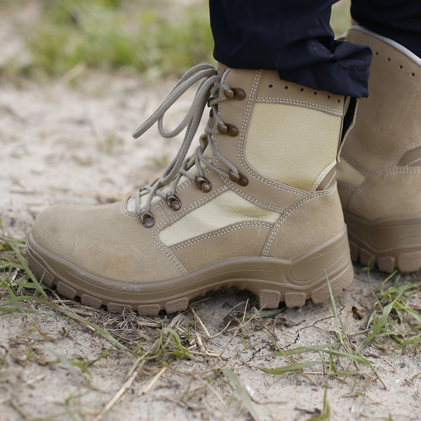 Shoes HAIX AIRPOWER P9 Desert Original Bundeswehr Used Very Good Condition