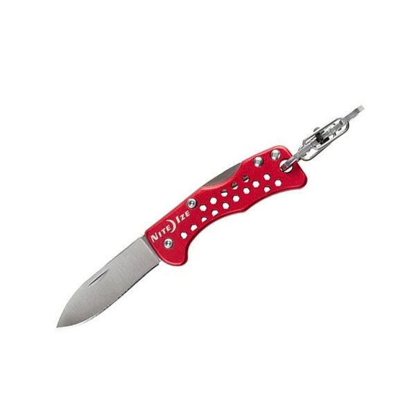 Folding Knife Keyring DoohicKey Key Chain Knife Nite Ize Red (KMTK-10-R7)