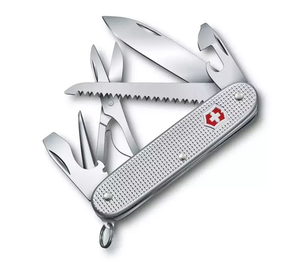 Pocket Knife Farmer X Alox 93 mm Victorinox Silver