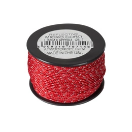 Linka Micro Cord Reflective 1.18mm (125ft) Atwood Rope MFG Czerwona (CD-MR1-NL-25)