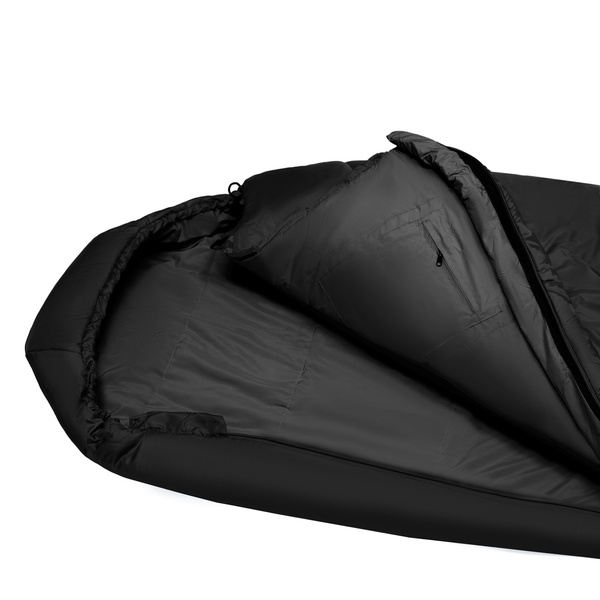 Śpiwór Typu Mumia Alpinus Fiber Pro 1300 Antracyt