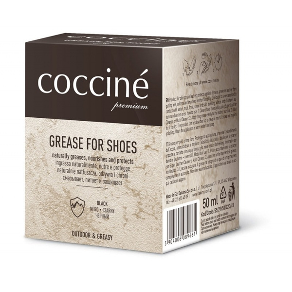 Tłuszcz Ochronny Do Skór Grease For Shoes Coccine 50 ml Bezbarwny 