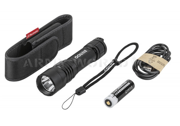 Black Eye Rechargeable Hand Torch Mactronic 1100 lm Box (THH0043)