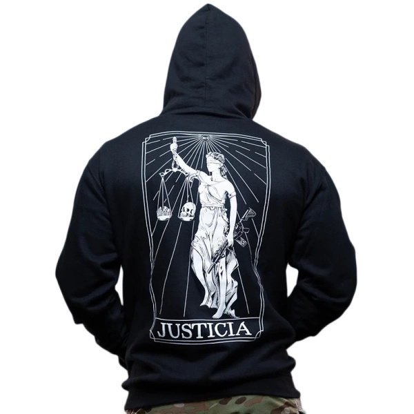 Bluza Justicia Hoodie Brothers In Arms Czarna