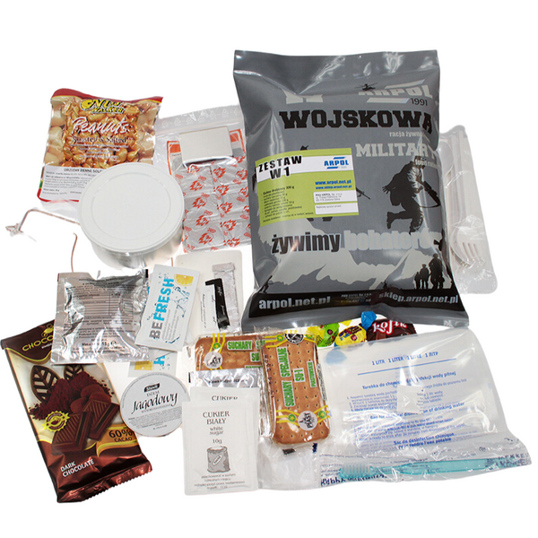 Racja Żywnościowa Wojskowa Arpol Gulasz Drobiowy WZ"1