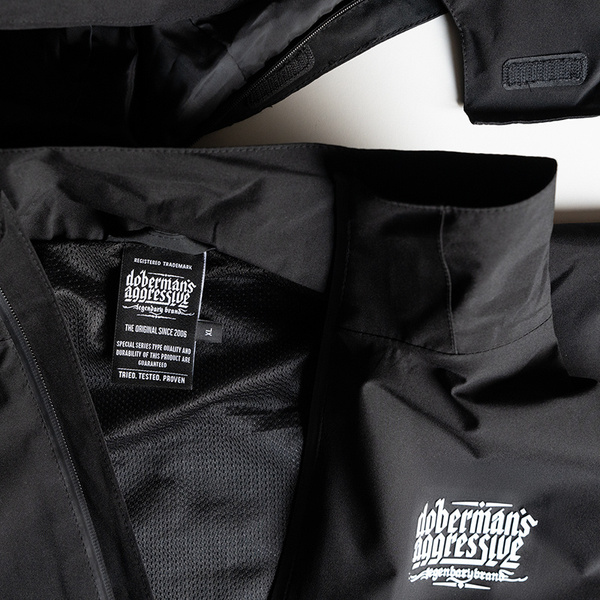 Kurtka Windbreaker Doberman's Aggressive Czarna (KU09)