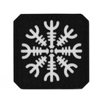 Helmet of Terror Laser Cut Patch M-Tac Black/GID (51220299)