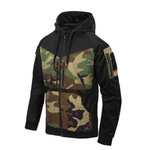 Bluza Z Kapturem Rogue Hoodie Helikon-Tex Czarny / US Woodland (BL-RHF-PO-0103A)