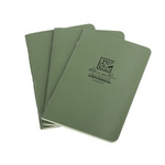 All-Weather Notebook Rite in the Rain 4 5/8 / 7" / 3 Pieces / Olive New