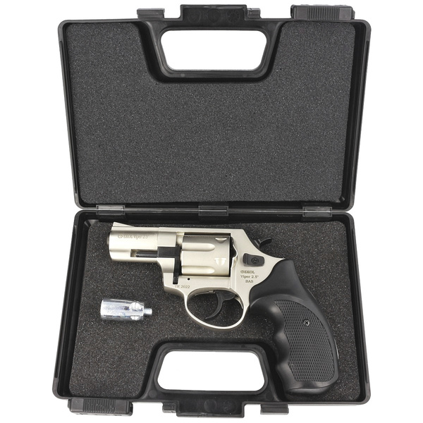 Rewolwer Hukowy Alarmowy BAS Voltran EKOL Viper 2.5'' Shiny kal .22 Long Blanc