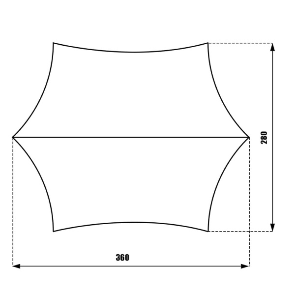 Termo Tarp StingRay 3,6 x 2,8 m T2 Poland TigerWood Khaki / Czarny
