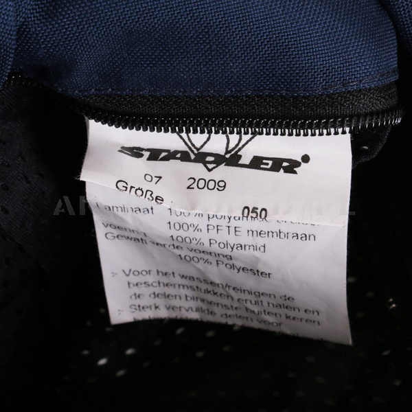Spodnie z Ochraniaczami + Podpinka Motocyklowe STADLER Granatowe Oryginał Demobil DB