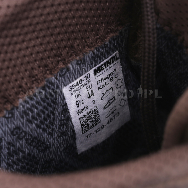 Buty Wojskowe Górskie Meindl 3546-10 Skórzane Brązowe Oryginał Demobil BDB