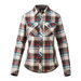 Women's Shirt Marigold Helikon-Tex True Grey Checkered (KO-MWS-NS-PW-B02) 