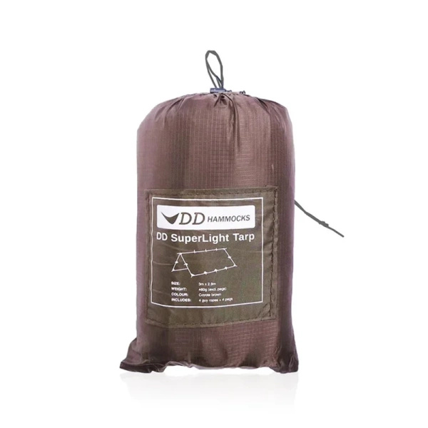 Tarp SuperLight 3 x 2.9 DD Hammocks Coyote Brown