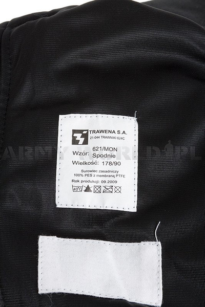 Spodnie Od Ocieplacza Wojskowego Ćwiczebnego 621/MON Oryginał Demobil DB