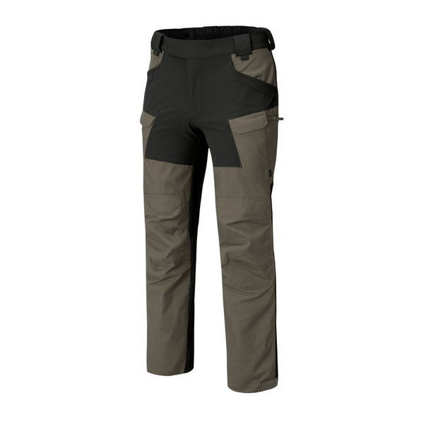 Trousers Helikon-Tex HOP Hybrid Outback Pants DuraCanvas® Taiga Green / Black (SP-HOP-DC-0901A)