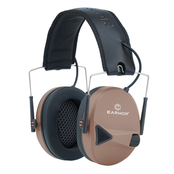 Ochronniki Słuchu Aktywne Ochronne M30 Earmor Coyote Brown (M30-CB)