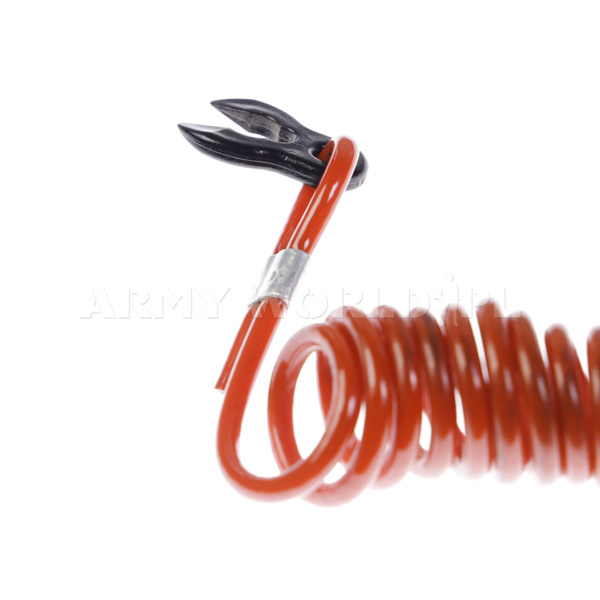 Smycz Pistoletowa Wojskowa Czerwona Oryginał Demobil DB