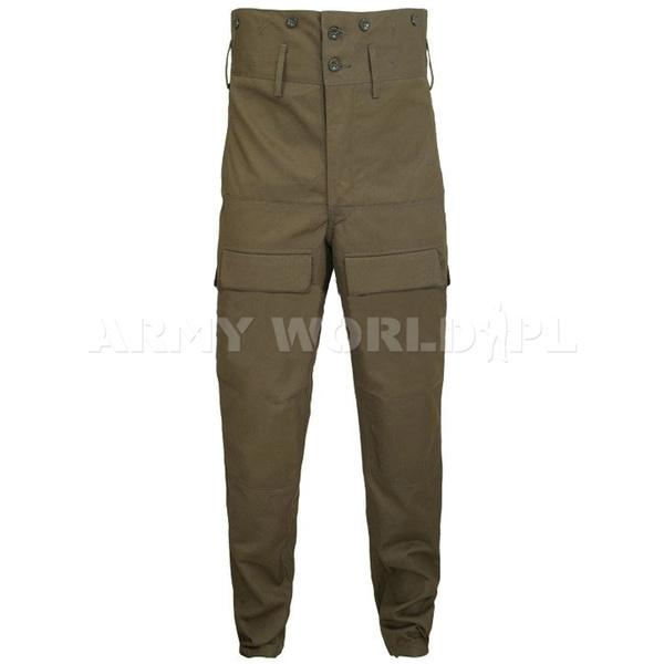 Military Czech Trousers Model M85 Oliv Original Demobil