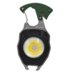 Lampka EDC COB z Pojedynczym Karabińczykiem 8w1 JB Tacticals Olive