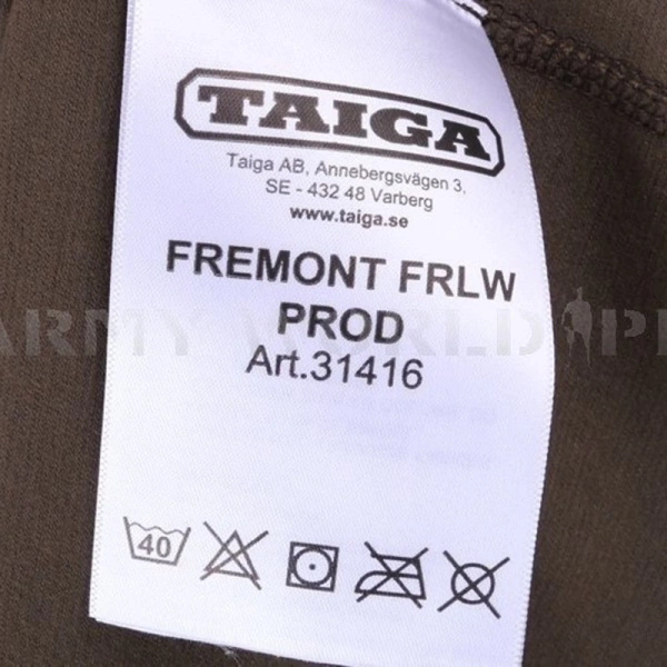 T-shirt Termoaktywny Wojskowy Fremont TAIGA Olive Oryginał Demobil BDB