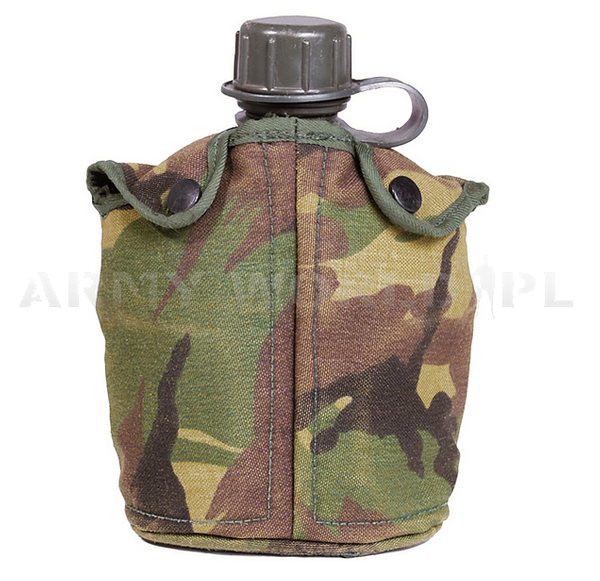 Dutch Military Canteen With Cup And Cover  DPM Original Demobil