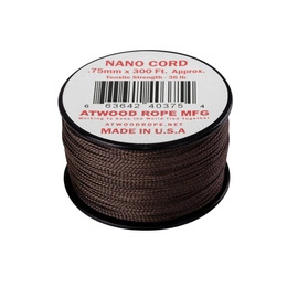 Linka Nano Cord (300ft) Atwood Rope MFG U.S. Brown (CD-NC3-NL-30)