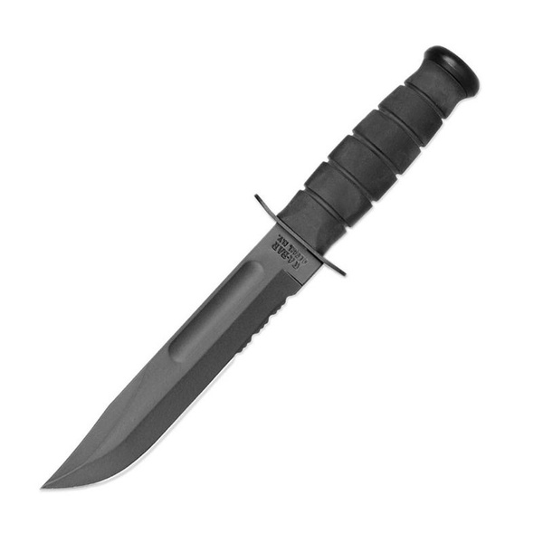 Nóż Black Serrated + Pochwa GFN Ka-Bar (1214)