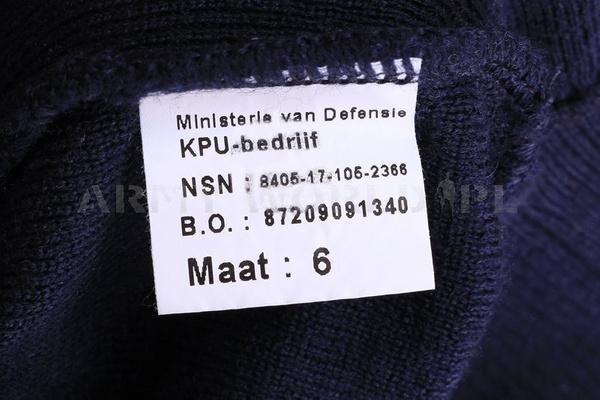 Sweter Holenderski KPU Granatowy Oryginał Demobil DB