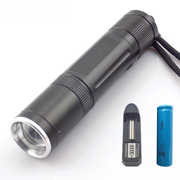 Latarka Akumulatorowa UV Led ZOOM 