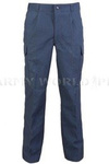 Navy Cargo Pants Nyco German Bundeswehr Dark Blue Original New