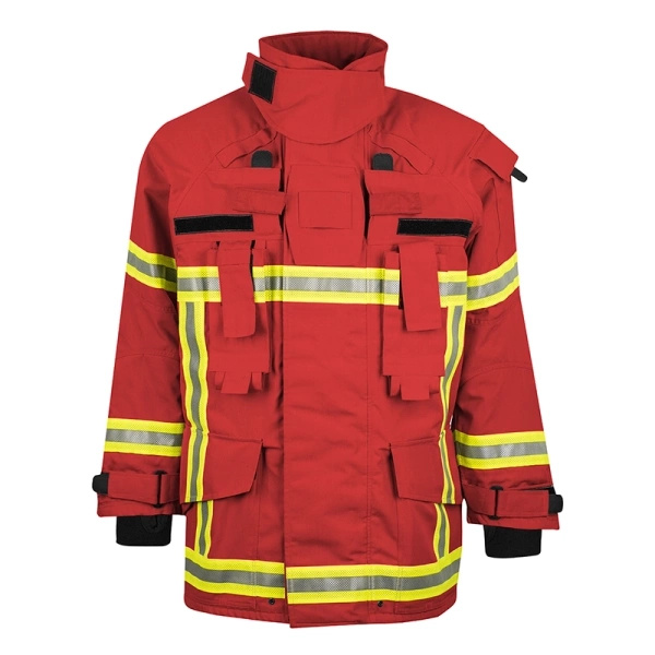 Firefighter Jacket Lion Apparel Red Original Used