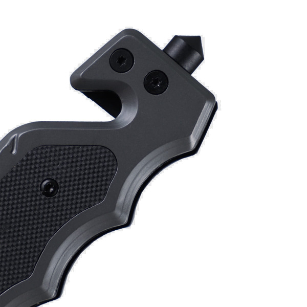 Nóż Składany Ratowniczy FINKA EDC Dominator Grafitowy