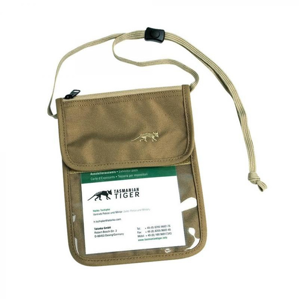 Neck Pouch Tasmanian Tiger Khaki (7621.343)