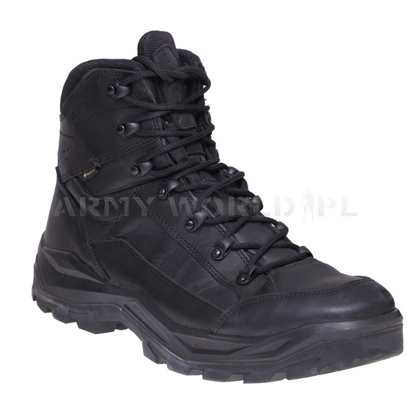 Buty LOWA Renegade II GTX Mid Czarne Oryginał Demobil BDB