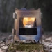 Kuchenka Fortress Titanium Wood Stove Fire - Maple